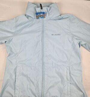 NWT Columbia Women's Cool Intervention Full Zip Jacket Size Large W Hood Pocket